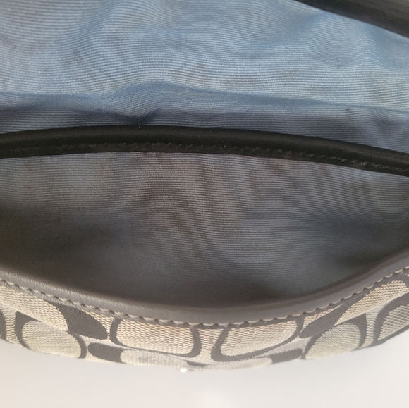 COACH Vintage Signature Soho Wool Flap Wristlet-RARE - Picture 10 of 10